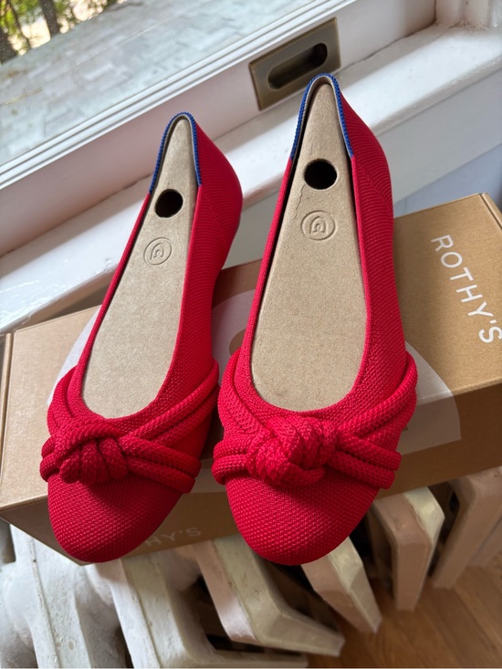 Rothy's Shoes - Rothy's Knot Ballet Flat in Lollipop Red NWT